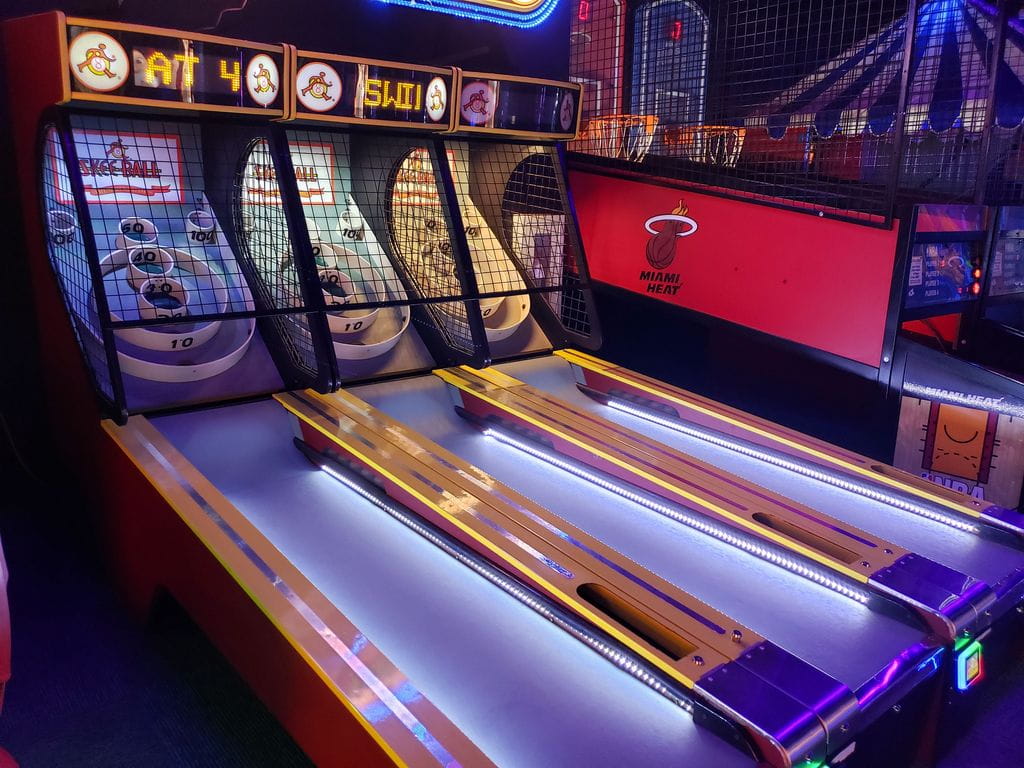 Monster Mini Golf Facilities 12 Arcade games at monster mini golf.