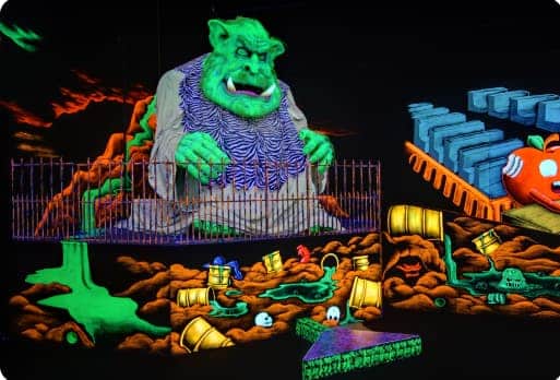 Fundraisers 2 Green monster at monster mini golf